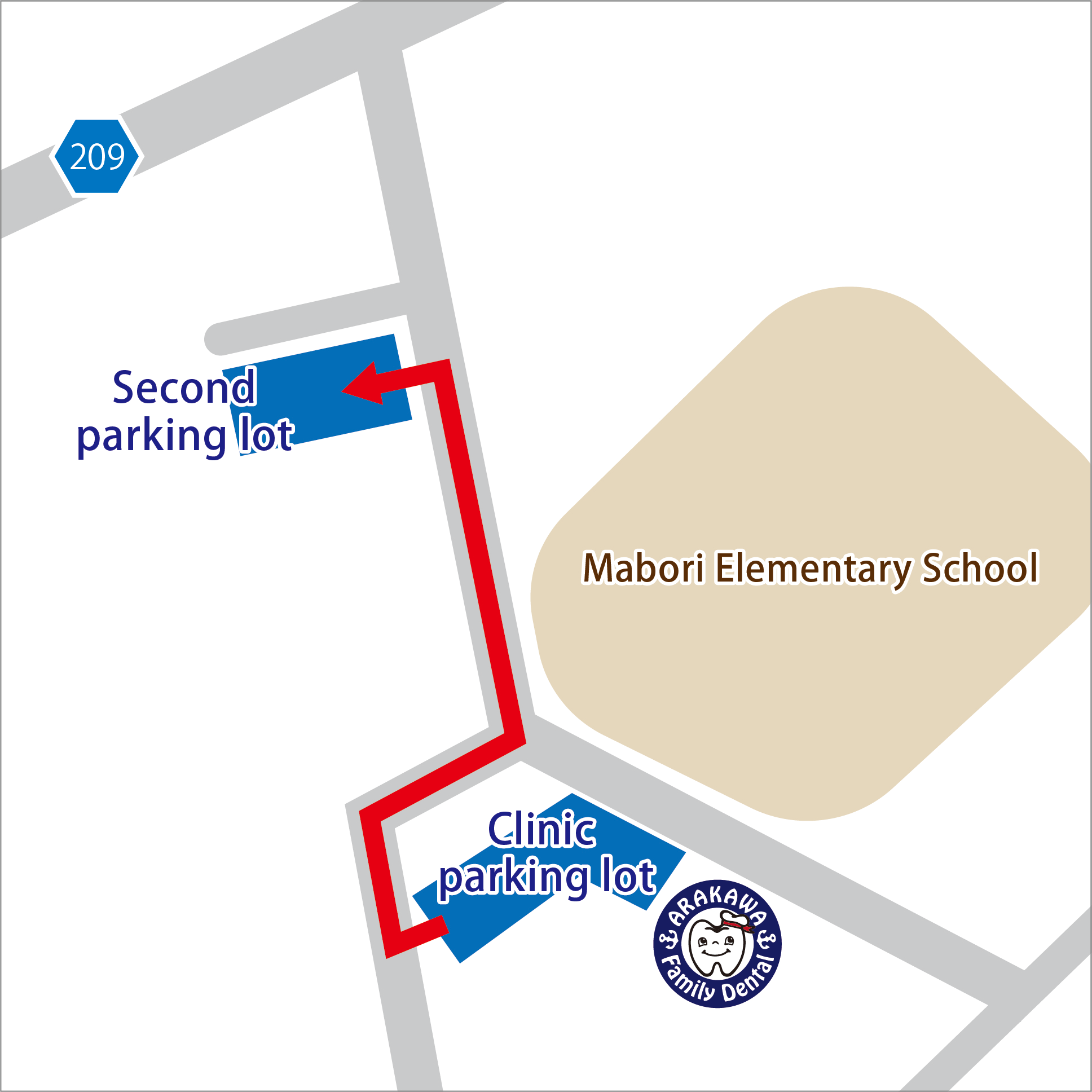 Second parking map